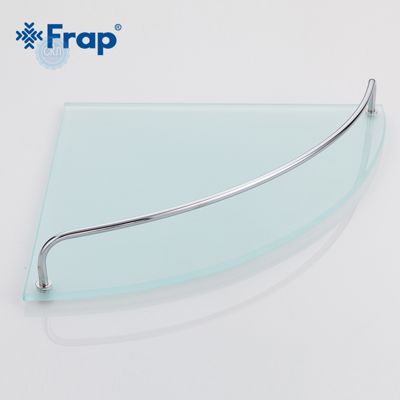 Полку Frap F1907-2 скляна, для ванни