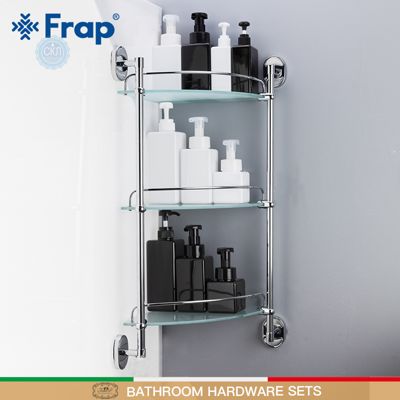 Полка Frap F1907-3 стеклянная , для ванны