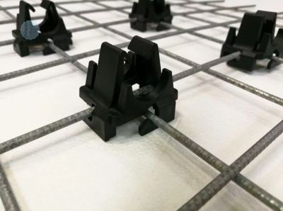 Поворотная клипса ITAL 14-20 мм для крепления трубы к арматурной сетке