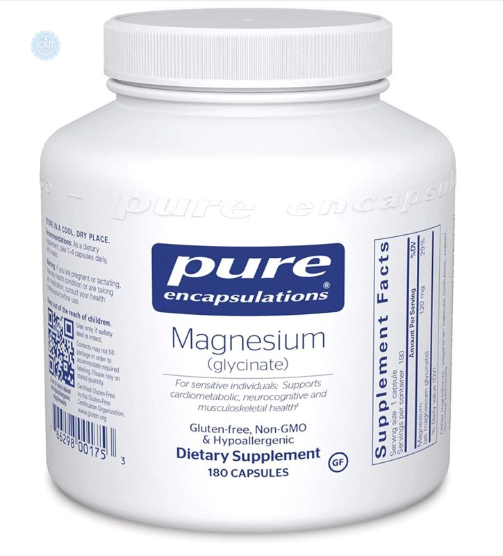 Pure Магний глицинат / Magnesium glycinate 180 капс