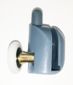 Ролик для душової кабіни, гідробоксу - нижній, натискний, сірий (скл1001)