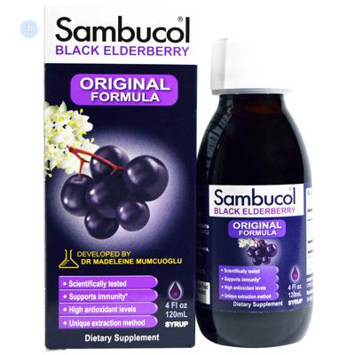 Sambucol, Чорна бузини, оригінальна формула, 4 рі. унц. (120 мл)