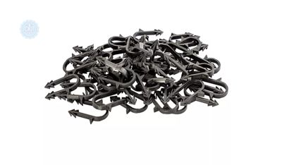 Скоба якорная ITAL 16-20 мм усиленная (50 мм) для теплого пола, черный 100 шт