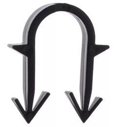 Скоба якорная ITAL усиленная (40 мм) для теплого пола, черный  100 шт