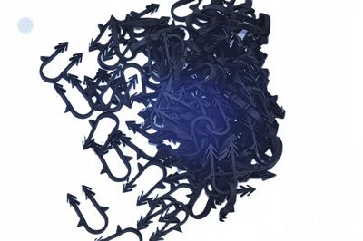 Скоба якірна СКЛ первинна посилена (40 мм) для теплої підлоги, чорна 100 шт