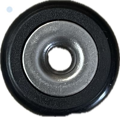 Сменное колесо с нержавейки для роликов душевых кабин, гидромассажных боксов диаметром 26 мм.