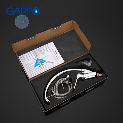 Смеситель для кухни с гайкой хром Gappo Vantto G4136