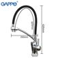 Смеситель для кухни с подключением фильтра питьевой воды хром Gappo G4398-11