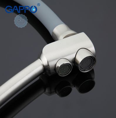 Смеситель для кухни с подключением фильтра питьевой воды сатин Gappo G4398
