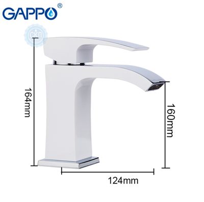 Смеситель для раковины хром Gappo Jacob G1007-1