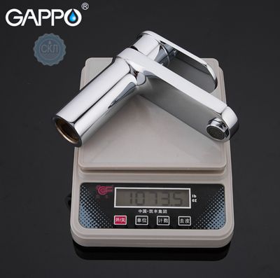 Смеситель для раковины с гайкой хром Gappo Furai G1019