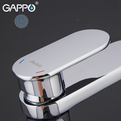 Смеситель для раковины с гайкой хром Gappo Furai G1019
