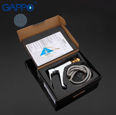Смеситель для раковины с гайкой хром Gappo Vantto G1036