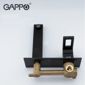 Смеситель Gappo G1017-16 настенный для раковины  , чёрный