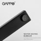 Смеситель Gappo G1017-62 для раковины с гайкой ,чёрный