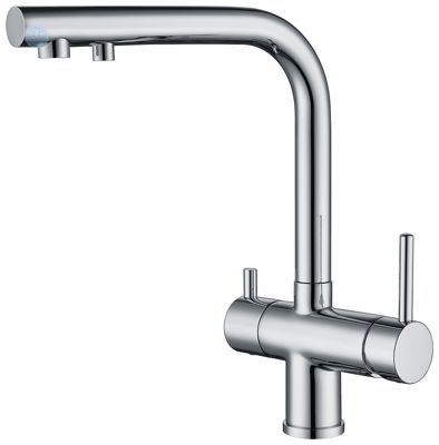 Смеситель Gappo G43752 для кухни с подключением фильтра питьевой воды хром