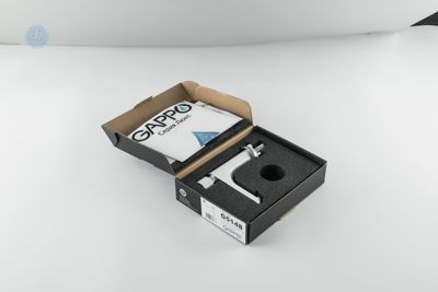 Змішувач Gappo G5148 для холодної води, натискний, білий / хром