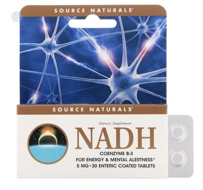 Source Naturals, NADH, Коензим В-3, 5 мг, 30 таблеток