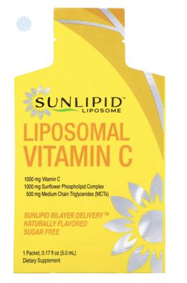 SunLipid, ліпосомальна вітамін C, з натуральними ароматизаторами, 30 пакетиків по 5,0 мл (0,17 унції)