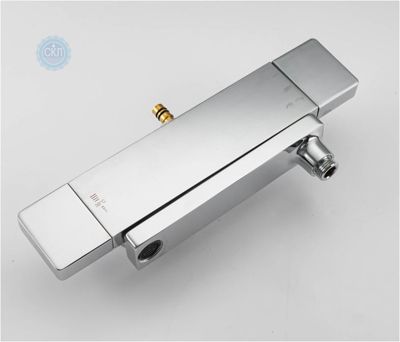 Термостатическая душевая система FAОP A2409-40 с изливом , гибким и тропическим душем - изделия класса люкс , хром