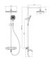 Термостатичні душові системи Gappo G24791-6 з виливом, гнучким та тропічним душем - вироби класу люкс , чорна