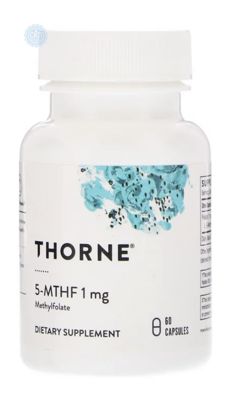 Thorne Research, 5-метилтетрагидрофолат, 1 мг, 60 капсул