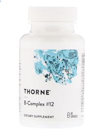 Thorne Research, Комплекс витаминов группы B №12, 60 капсул