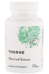 Thorne Research, Экстракт листьев оливкового дерева, 60 капсул