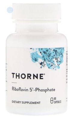 Thorne Research, рибофлавин 5 фосфат, 60 капсул