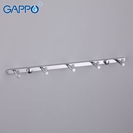 Вешалка для полотенец на 5 крючков 300 мм GAPPO G202-5