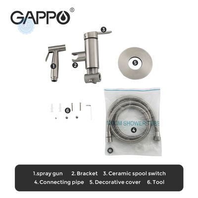 Вбудований Gappо G7299-30 гігієнічний душ, сатин