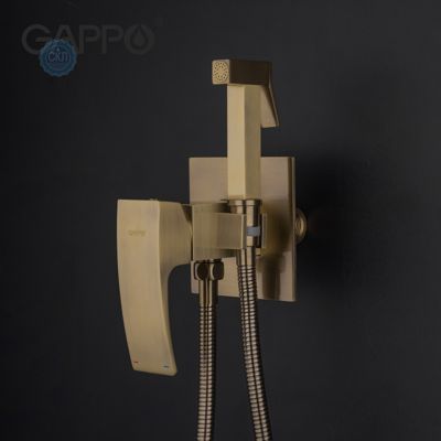 Встроенный Gappo G7207-4 гигиенический душ , бронза