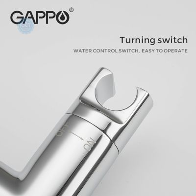Встроенный гигиенический душ Gappo G7290  с термостатом , хром