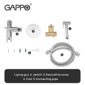 Встроенный гигиенический душ Gappo G7290  с термостатом , хром