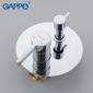 Встроенный смеситель для ванны хром Gappo Chanel G7104