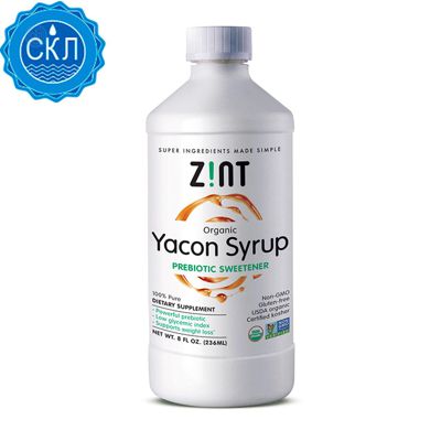 Zint, Органічний сироп з якона, пребіотіческій замінник цукру, 8 рідких унцій (236 мл)